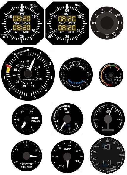 Gauges 737ng
